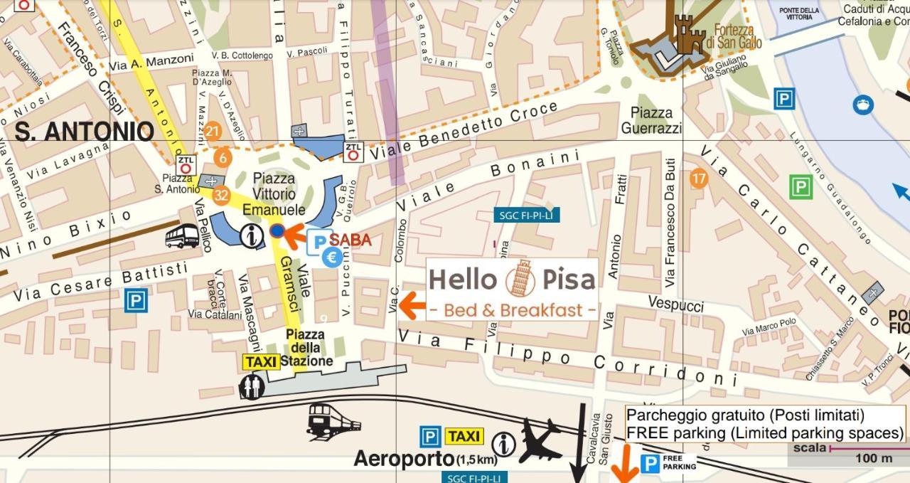 Hello Pisa B&B Eksteriør billede